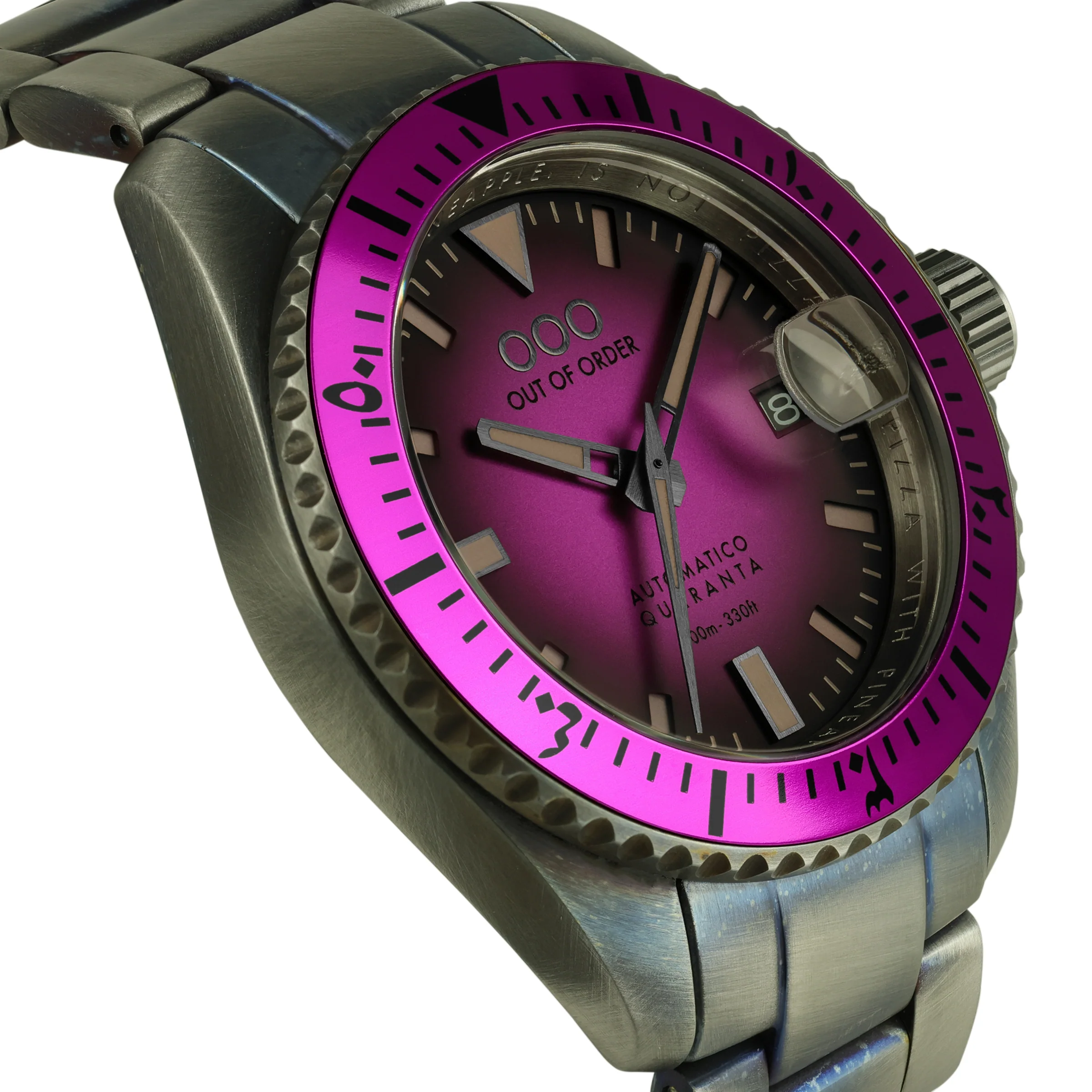 MAGENTA AUTOMATICO QUARANTA - ULTRA DISTRESSED - Image 3