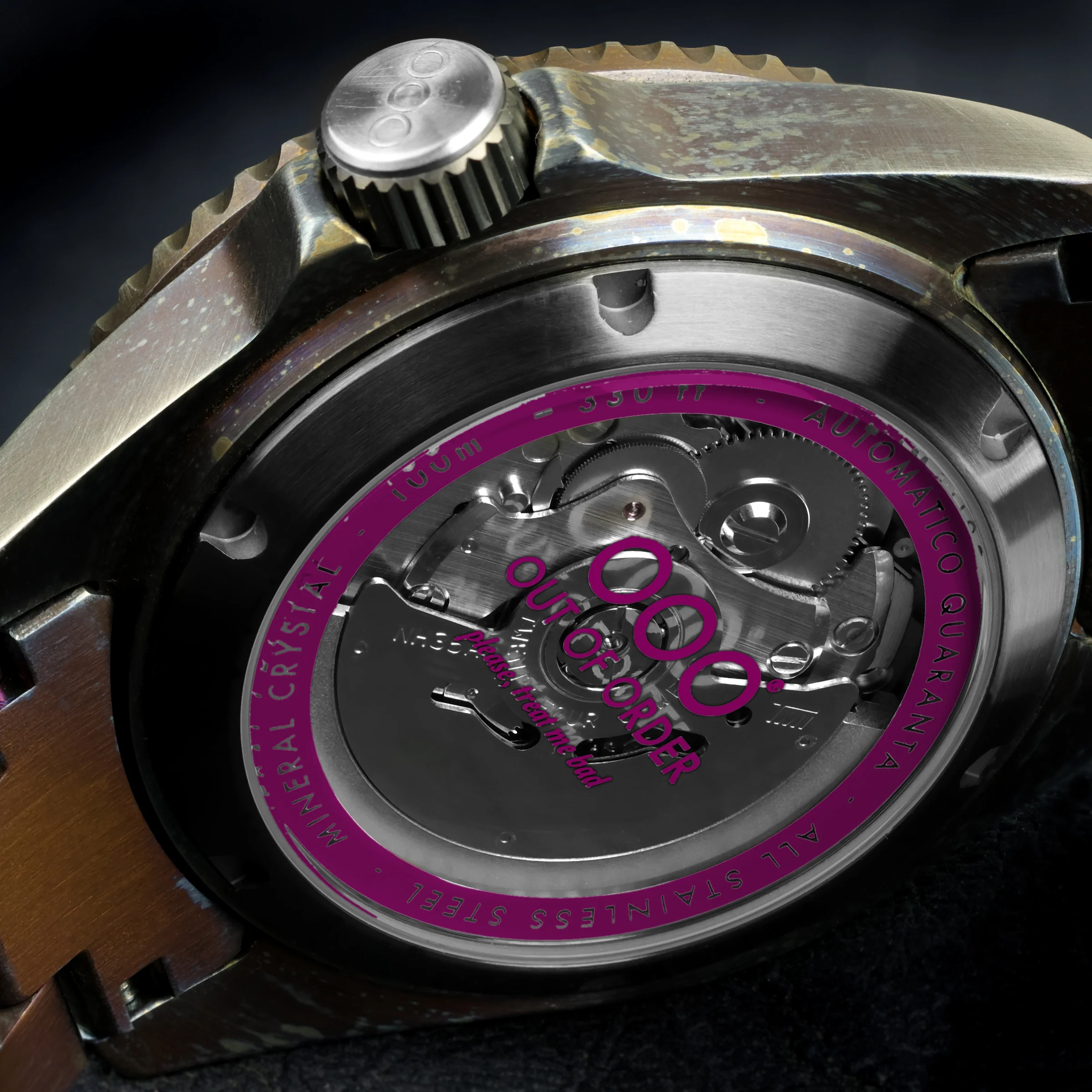 MAGENTA AUTOMATICO QUARANTA - ULTRA DISTRESSED - Image 5