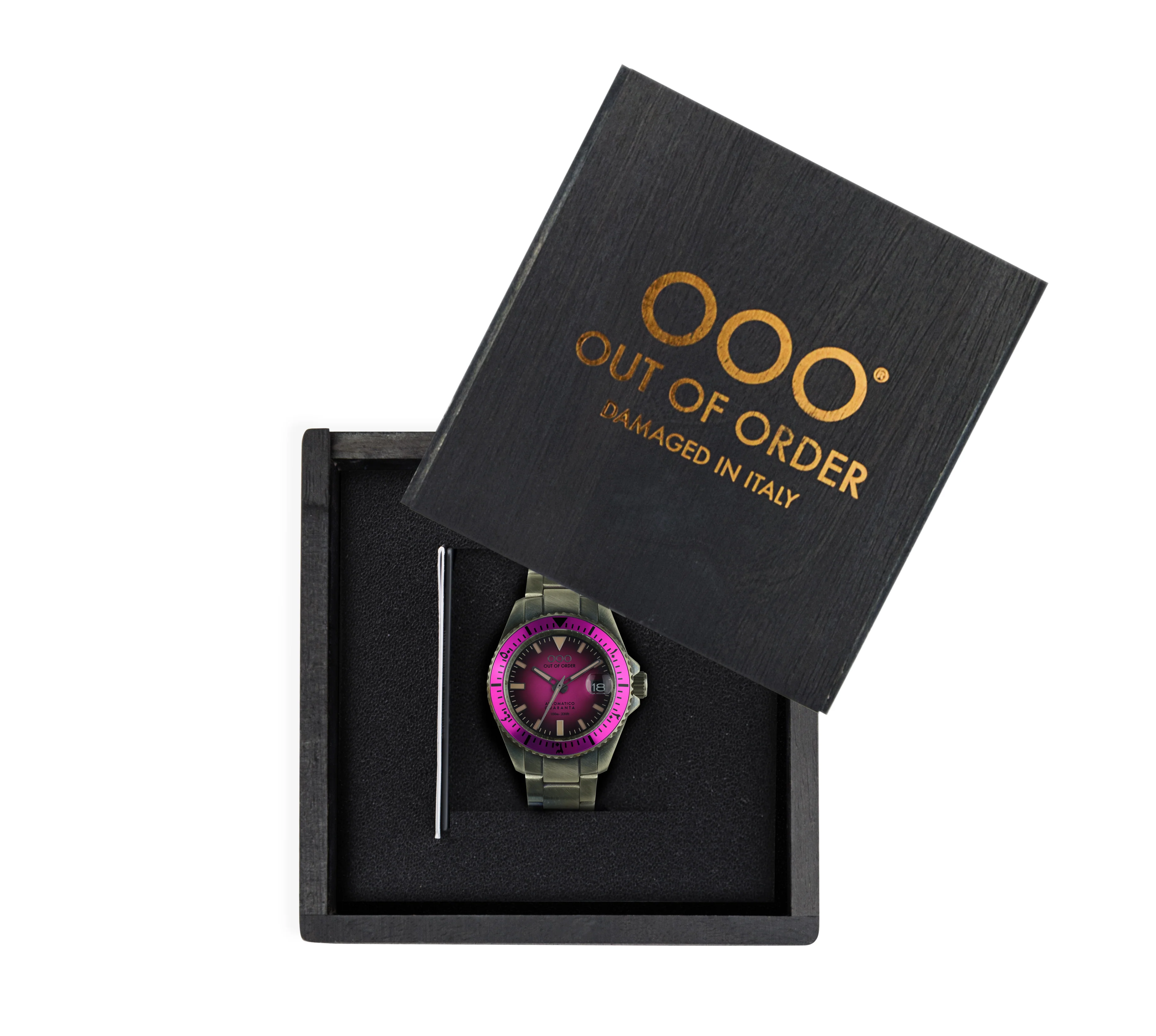 MAGENTA AUTOMATICO QUARANTA - ULTRA DISTRESSED - Image 8