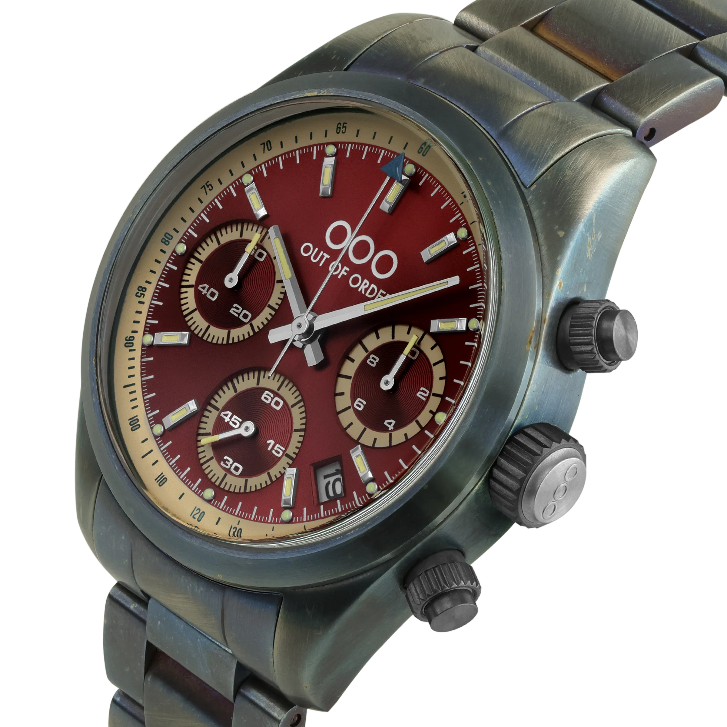RED SPORTY CRONOGRAFO - STAINLESS STEEL - Image 4
