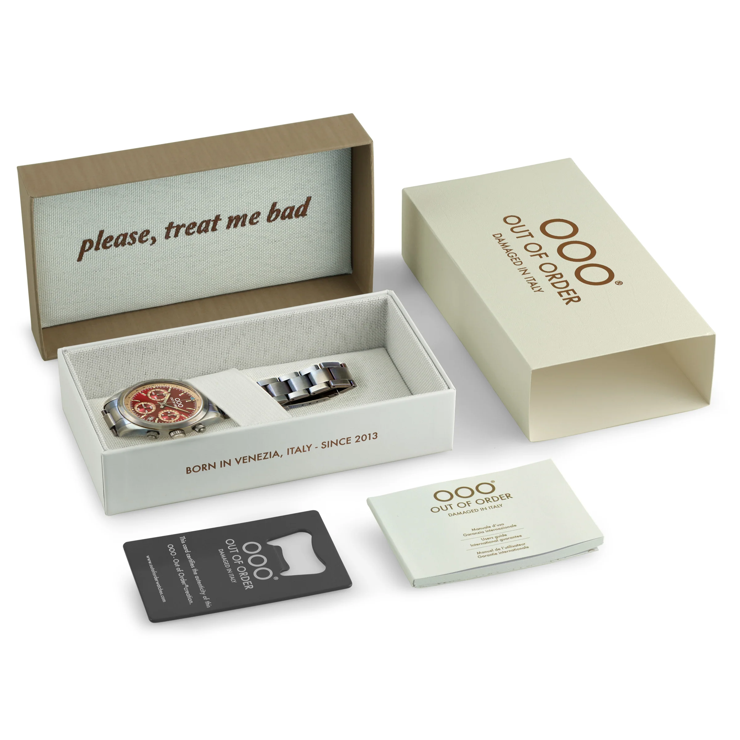 RED SPORTY CRONOGRAFO - STAINLESS STEEL - Image 5